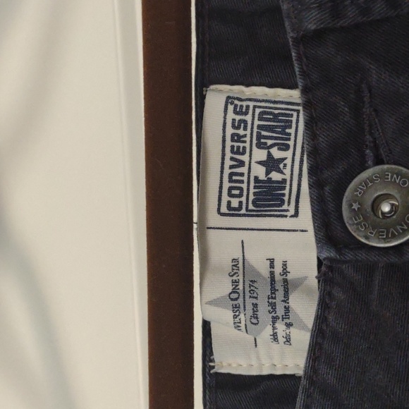 Converse One Star Navy Blue Blue jeans in a Size 2. Fits more like a Size 0/00 - Picture 2 of 16